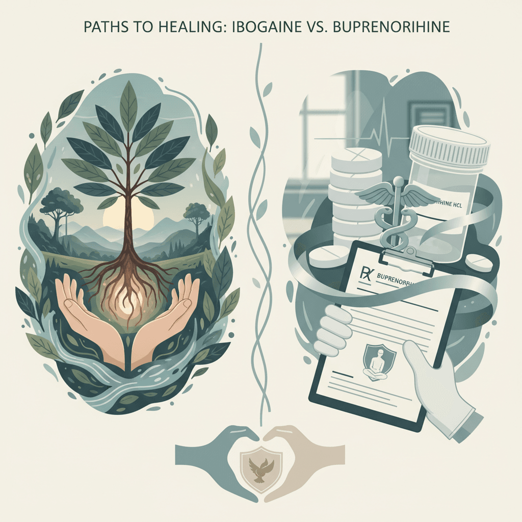 ibogaine vs buprenorphine treatment