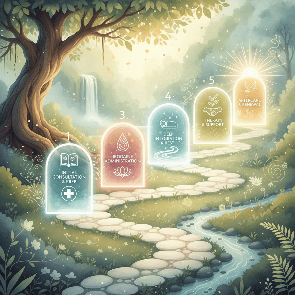 ibogaine detox program steps