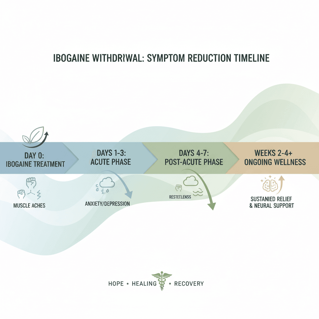 ibogaine withdrawal timeline explained