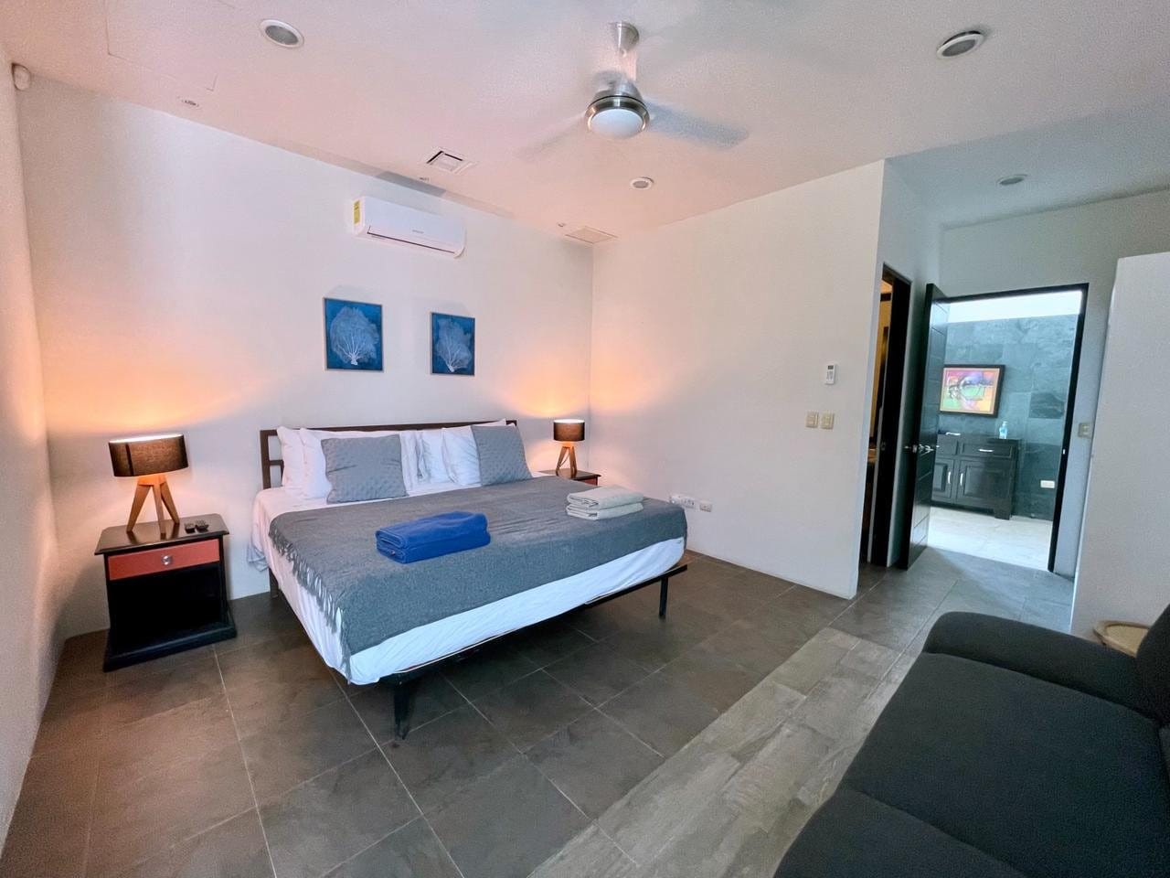 Patient suite at Iboga Wellness Institute Casa Centro in Cozumel